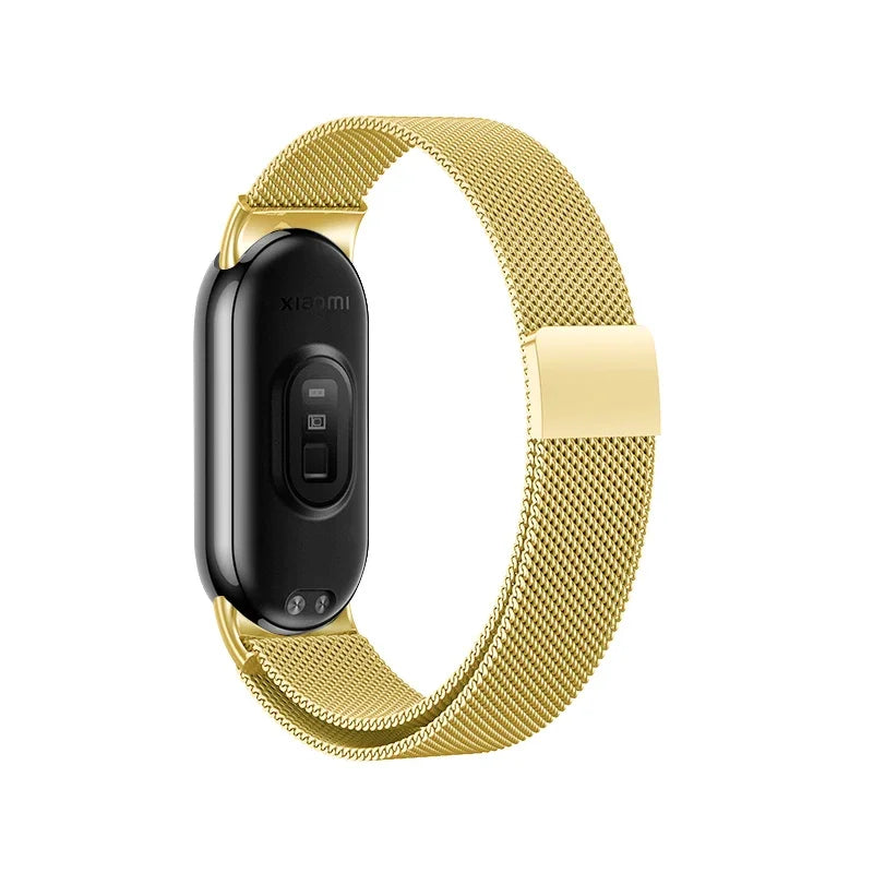 Metal Stainless Steel Strap for Xiaomi Mi Band 8 & 9 – Replacement Smart Bracelet Watchband