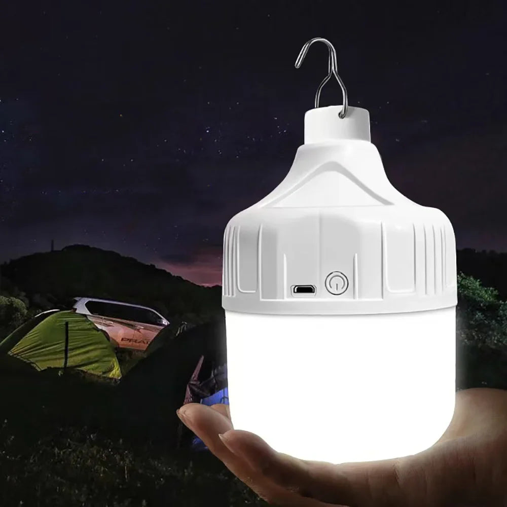 Portable USB Rechargeable LED Pendant Light – High Brightness Waterproof Outdoor Camping, Fishing & Emergency Lamp