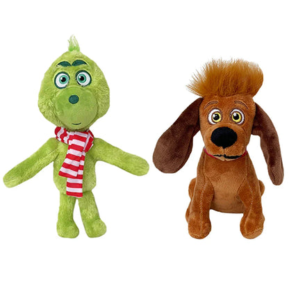 Green Shaggy Anime Figure – Green-Haired Monster Plush Doll, Christmas Decoration & Birthday Gift for Kids