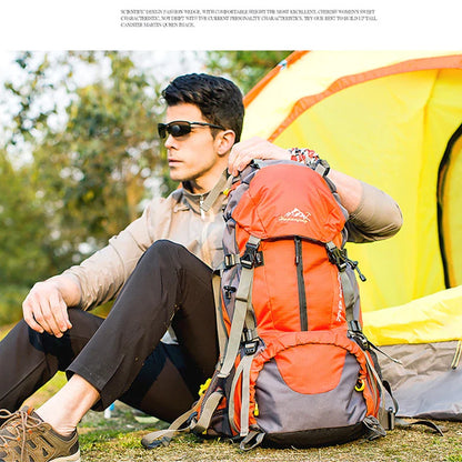 50L Hiking & Camping Backpack — Waterproof Multi-Function Trekking Bag for Women & Men