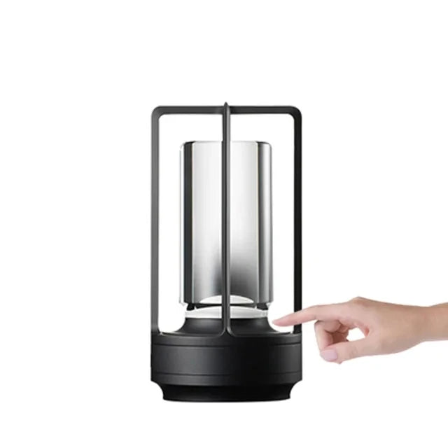 Wireless LED Table Lamp – Rechargeable Touch Sensor Night Light for Restaurant, Hotel & Bedroom Decor