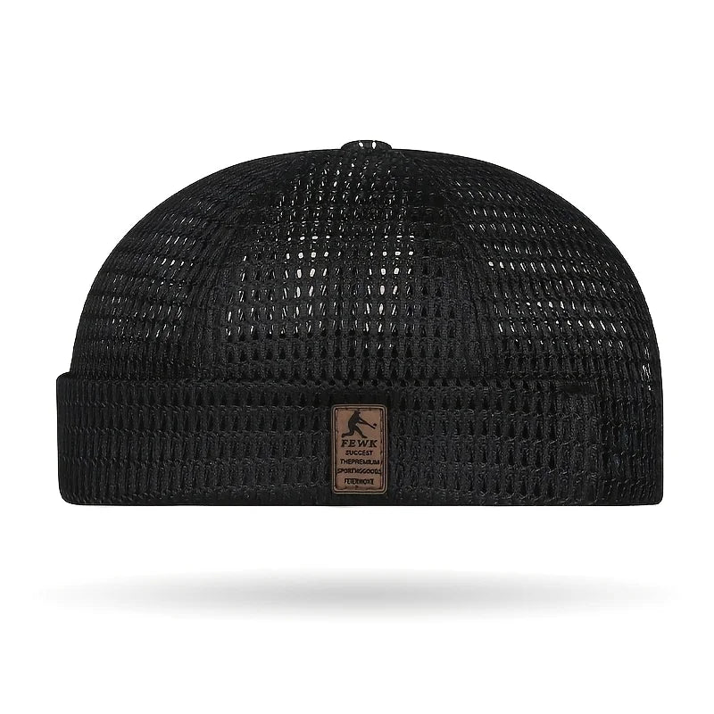 Outdoor Sport Mesh Cap - Breathable Adjustable Summer Hip-Hop Cycling Docker Beanie Hat