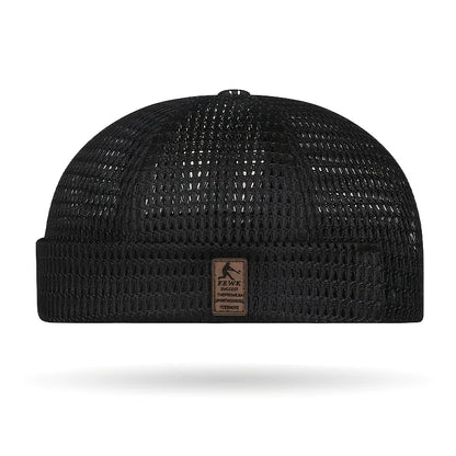 Outdoor Sport Mesh Cap - Breathable Adjustable Summer Hip-Hop Cycling Docker Beanie Hat