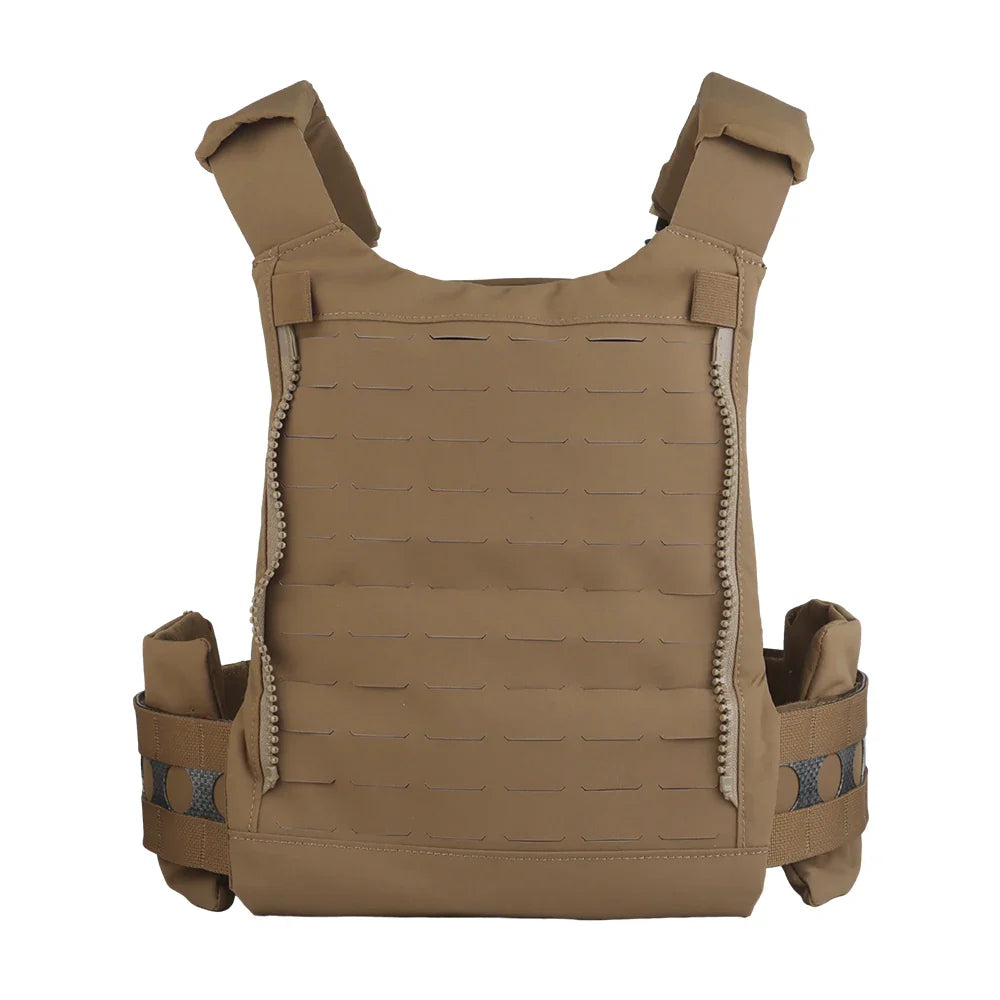 Tactical Vest Ferro Plate Carrier V5 – Military Hunting Airsoft Body Armor with Portable MOLLE System & Triple Magazine Pouch