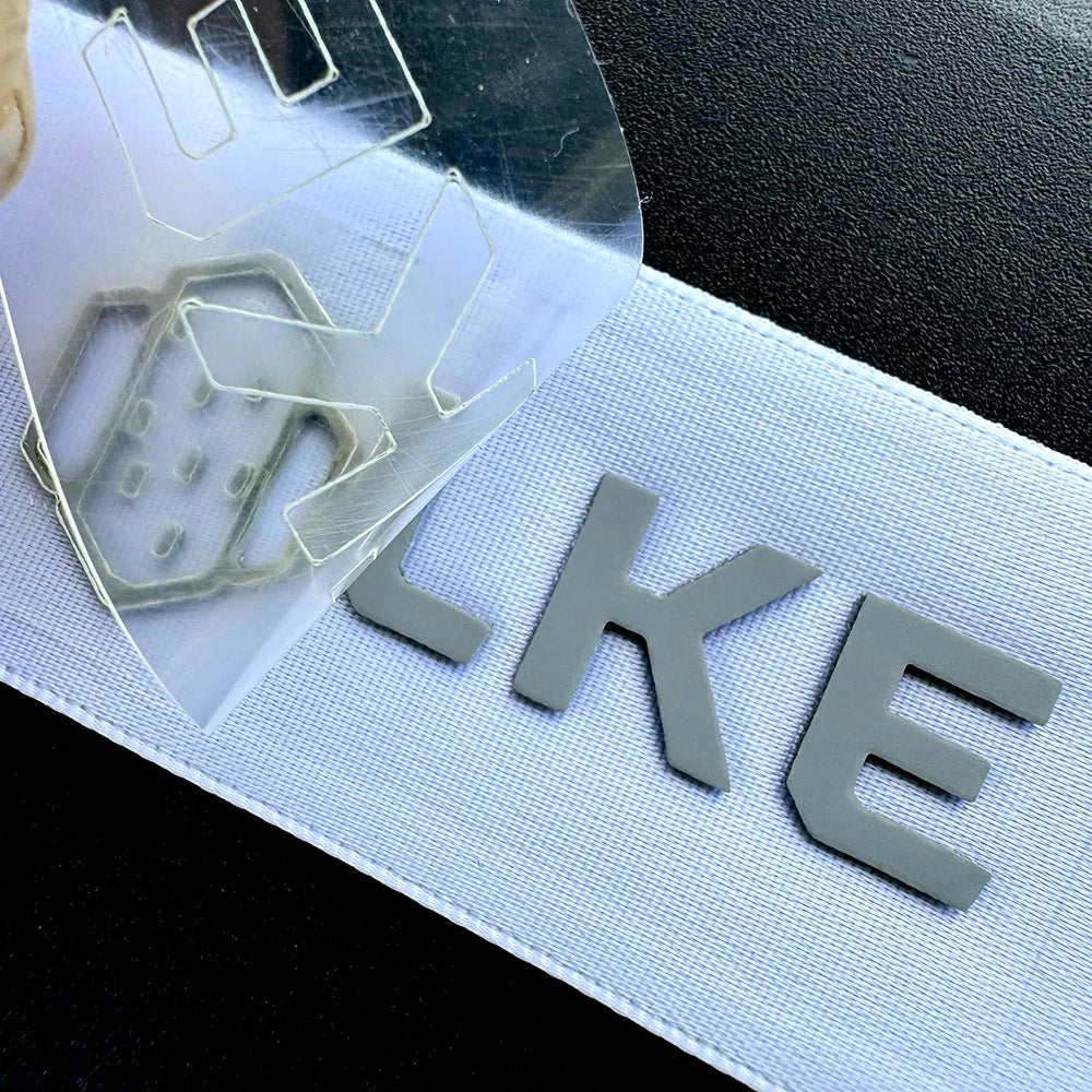 Thick 3D Personalized Soft Vinyl Heat Transfer Labels — Custom Clothes Logo Patches 4-12cm, 0.6mm