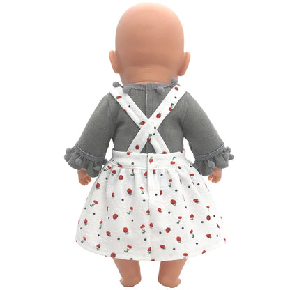 18-Inch American Girl Doll Clothes – Coat, Tights & Pants Outfit for Newborn & Baby Dolls