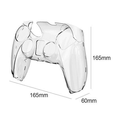 Ultra-Slim Clear PC Cover for PS5 DualSense Controller – Electronic Accessory Protector Case