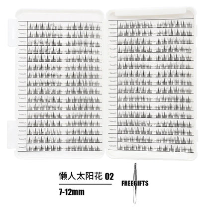 Individual Lash Extensions Kit – DIY Cluster Eyelash Book, False Lashes for Home Makeup