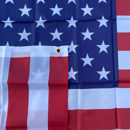150x90cm Double-Sided USA Flag Banner – High-Quality Polyester with Grommets, American Flag
