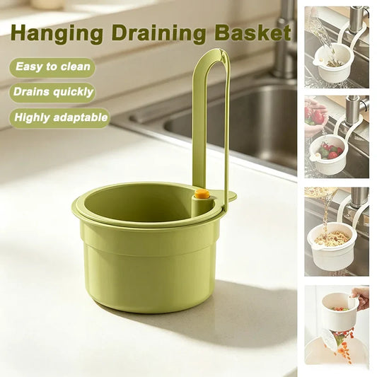 Self-Cleaning Kitchen Sink Strainer Basket - Automatic Waste Catcher & Draining Filter