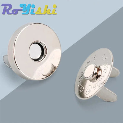 10 Pcs Magnetic Snap Fasteners 14–18MM – Clasps & Buttons for Handbags, Purses, Wallets & Craft Bag Accessories