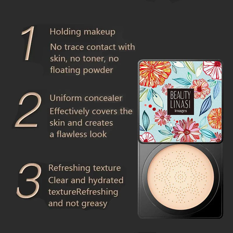Mushroom Head Air Cushion CC Cream – Natural Moisturizing Foundation, Whitening Concealer & Oil-Control BB Makeup