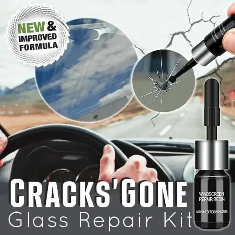Windshield Repair Kit – DIY Automotive Glass Tool for Chips, Cracks & Star-Shaped Damage