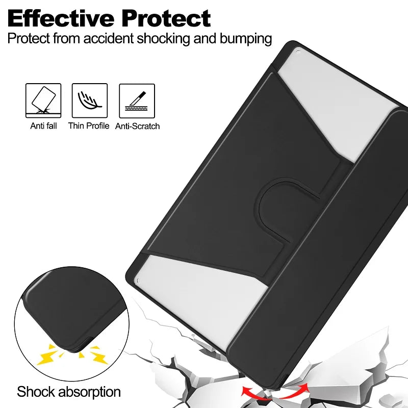 Smart Cover for Lenovo Tab M11 TB-330FU/331FC & Xiaoxin Pad 2024 11" Case with Wireless Keyboard, Pencil Holder & Stand