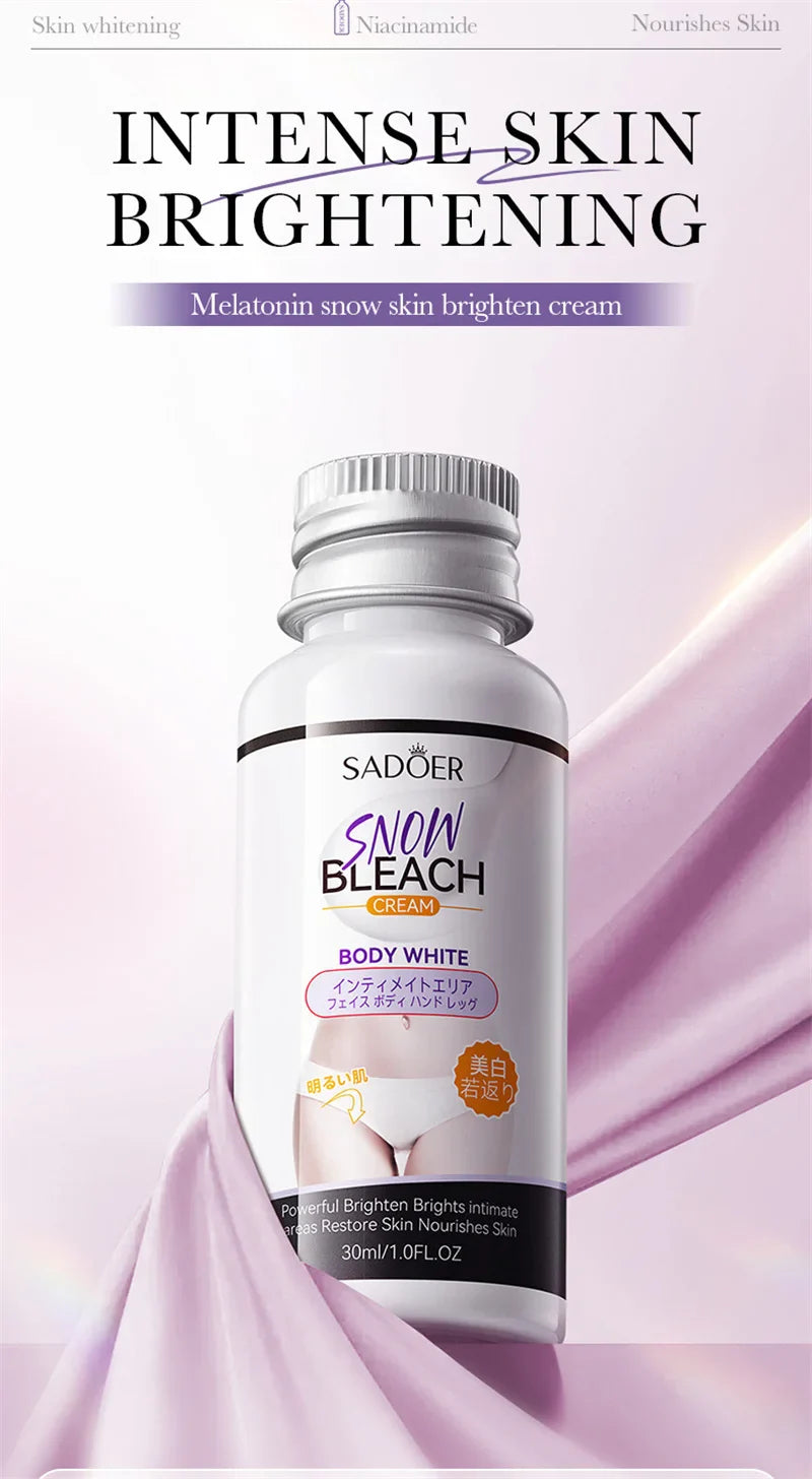 Whitening Cream for Private Parts – Underarm, Inner Thigh & Knee Brightening Serum