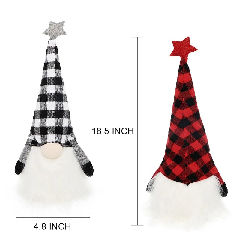 20/30cm LED Faceless Elf Gnome Doll — Christmas & New Year Light-Up Decoration for Home, Kids Gift 2025