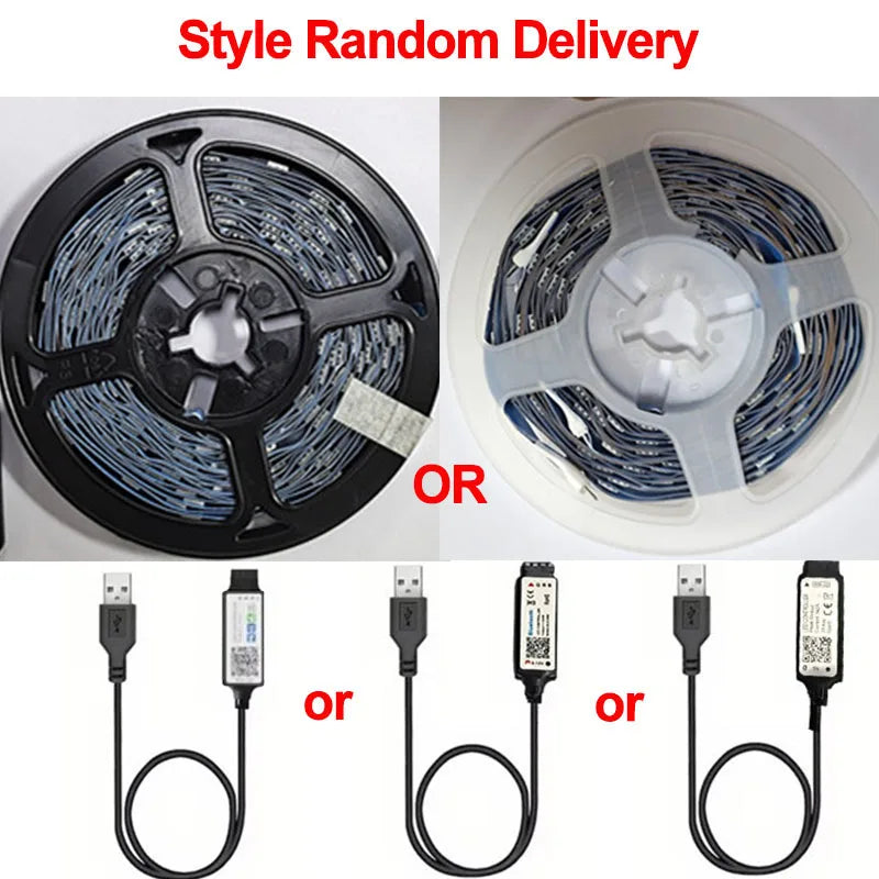 Bluetooth LED Strip Lights – Smart SMD 5050 Flexible Ribbon with App Remote for TV Backlight, Game Room & Home Decor