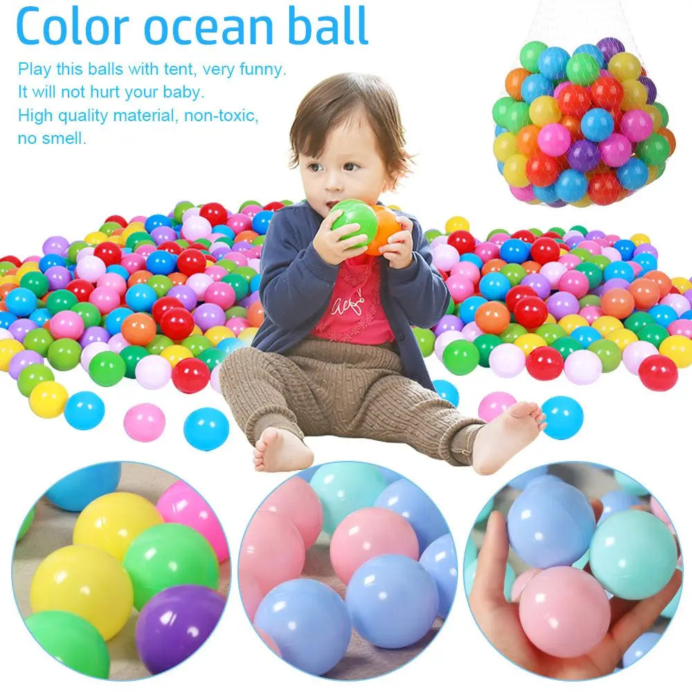 100PCS Colorful Soft Water Balls – Outdoor & Pool Fun Toys for Babies and Children, Eco-Friendly Stress Relief Balls