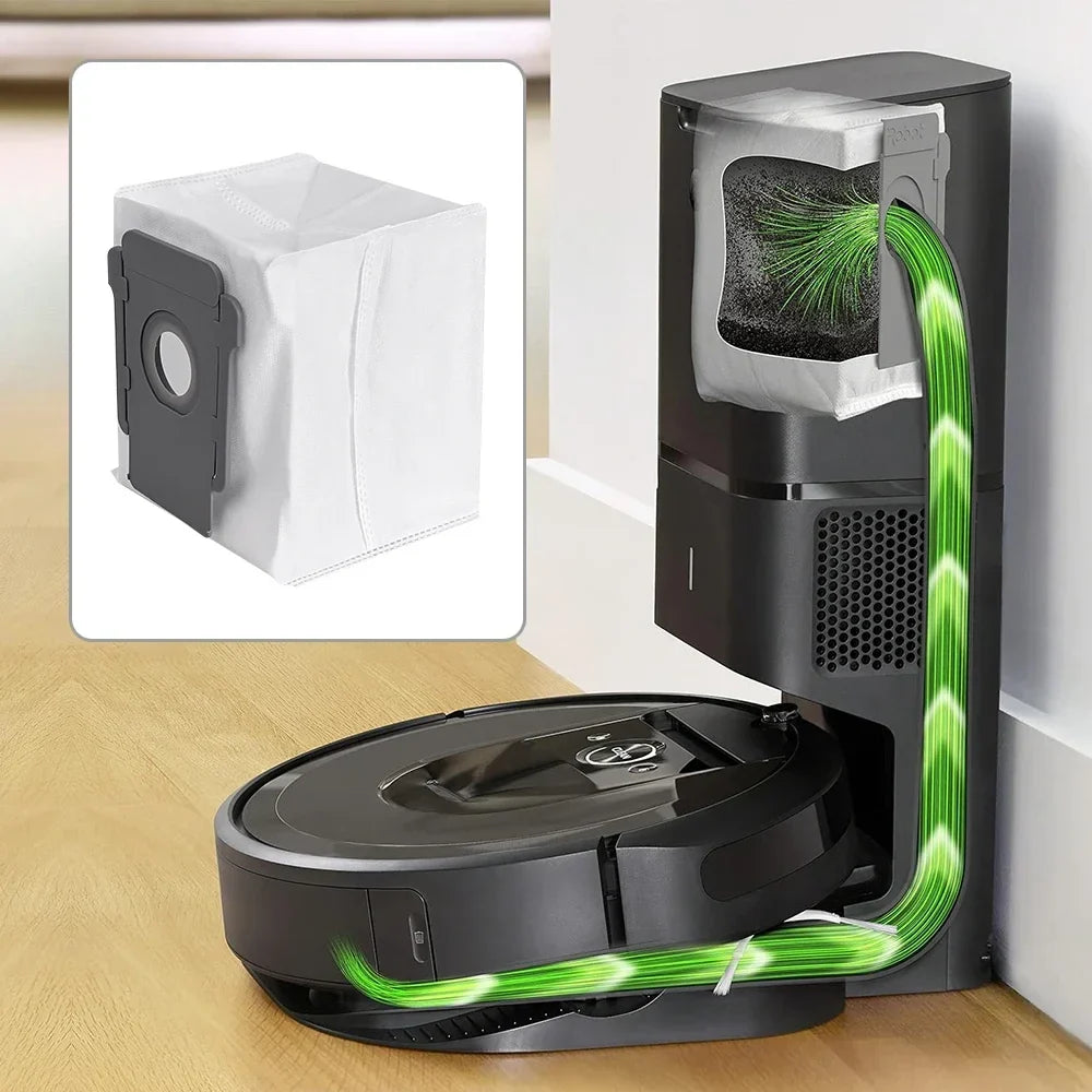 Roomba Replacement Dust Bags - Compatible with j6+, j7+, j8, j9+, i Series & S9+ Robot Vacuum Accessories