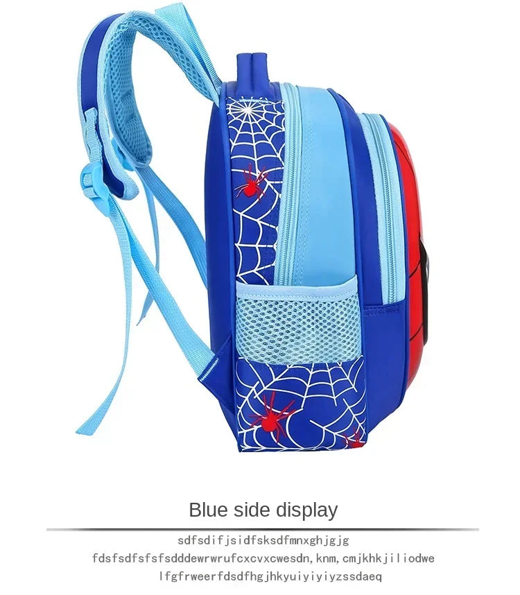 Disney Cartoon Animal Design Backpack – 3D Pattern Schoolbag for Boys, Kindergarten Gift