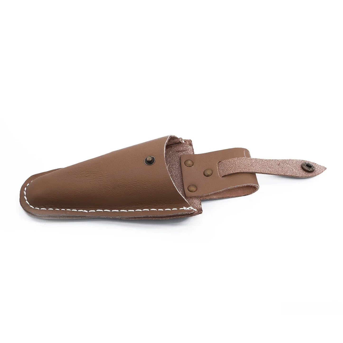 Leather Pruning Scissors Tool Bag - Electrician Waist Holder with Portable Buckle Pouch for Gardening and Trimming Tools