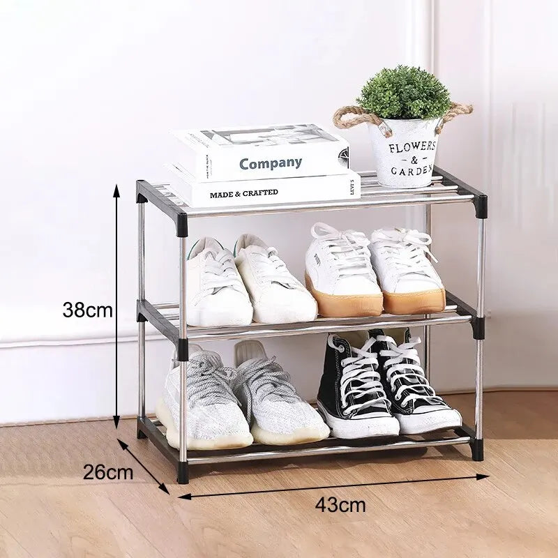 3/4-Layer Multi-Layer Shoe Rack – Space-Saving Storage Organizer for Home