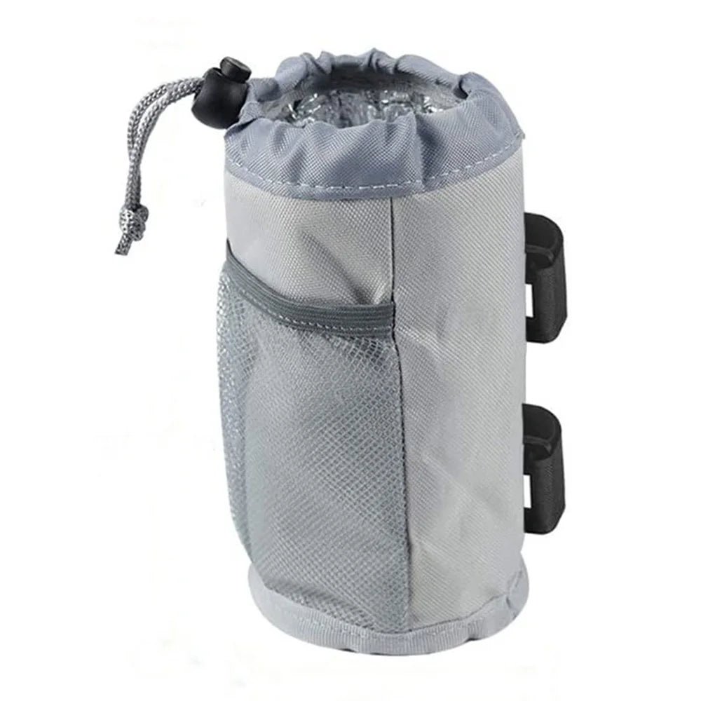 Water Bottle Pouch – Drawstring Insulated Thermal Holder Bag for Cups, Kettles, Bike Storage Pocket