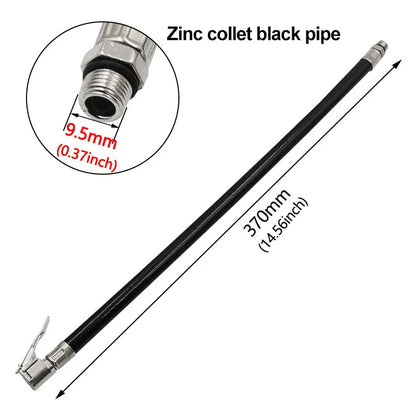 Car Tire Air Inflator Extension Hose – Twist Lock Air Chuck Adapter for Bike & Motorcycle Pump