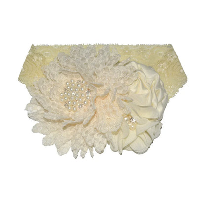Soft Floral Baby Headband - Princess Headwrap Hair Accessories for Newborn Girls