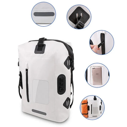 30L Waterproof Drift Bag – Swimming Backpack for River Trekking, Diving, Rafting, Canoeing & Kayaking, Wet/Dry PVC Camping Bag