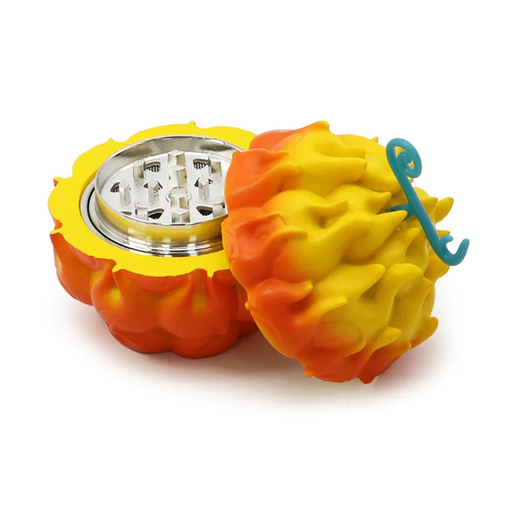 Fruit-Shaped Metal Herb Grinder — Evil Design Available in 3 Colors