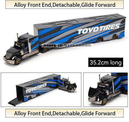 Maisto 1:64 Mack Anthem & LoneStar Trailer Model — Alloy Diecast Transport Simulation Car Collection