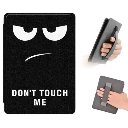SA568B Leather Case for Kindle Paperwhite 12th Gen 2024 Signature Edition – 7-Inch Cover with Hand Strap & Auto Sleep