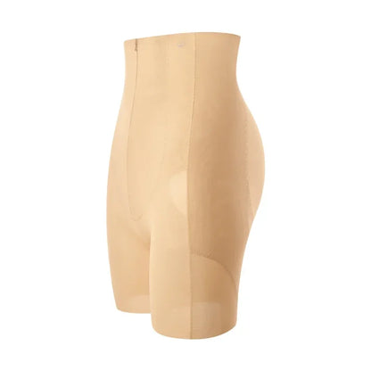 SUJIIN Seamless High Waist Shapewear Shorts for Women - 3D Butt Lifting Tummy Control Body Shaper