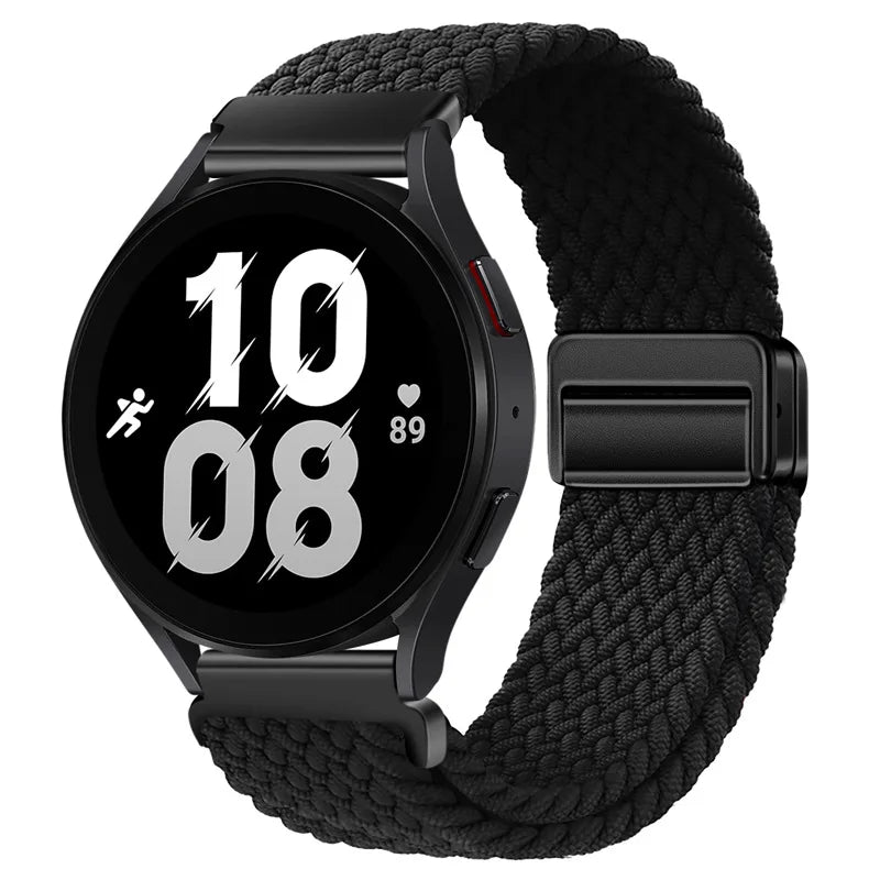 22mm Braided Nylon Watch Band – Loop Sport Strap for OnePlus Watch 3/2, OPPO Watch X/X2/4 Pro & 46mm Smartwatch Bracelet