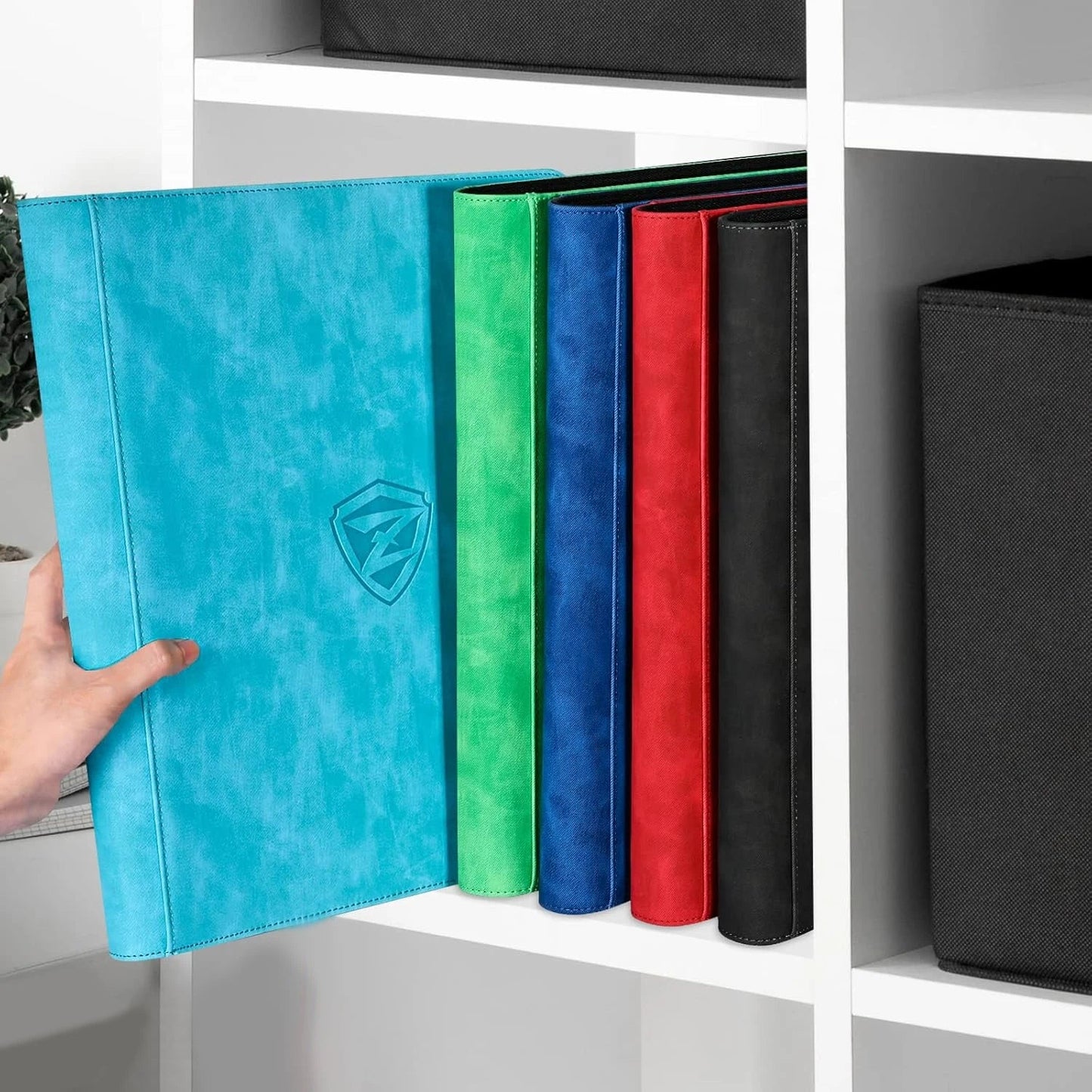 Toploader Card Binder — 9-Pocket Double-Sided Trading Card Album Holder for 3x4'' Cards