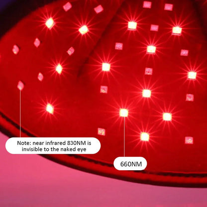 Red Light Therapy Hair Growth Hat – Near-Infrared LED Cap for Scalp Relief, Hair Loss Prevention & Head Relaxation