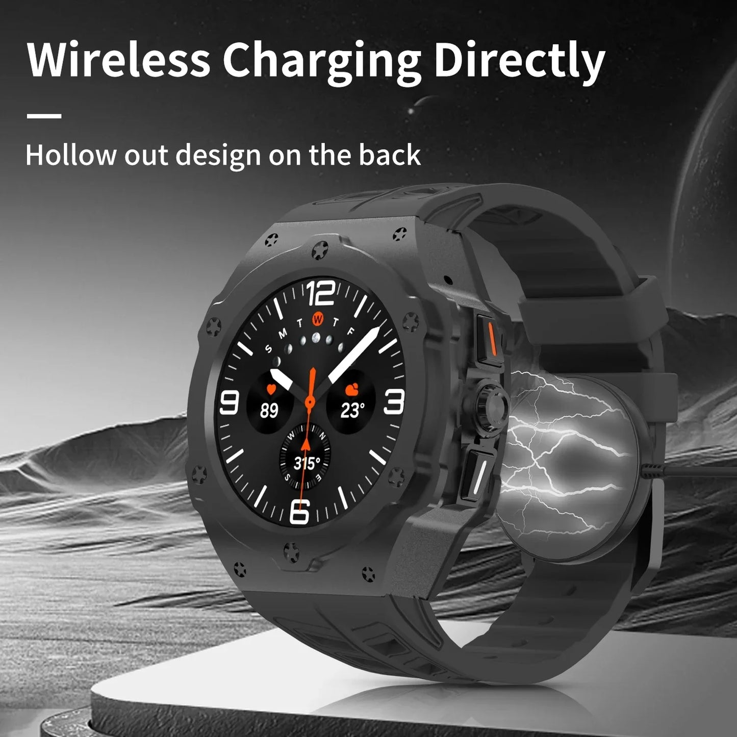 Luxury Carbon Case & Rubber Strap Kit – Samsung Galaxy Watch Ultra 47mm Accessories