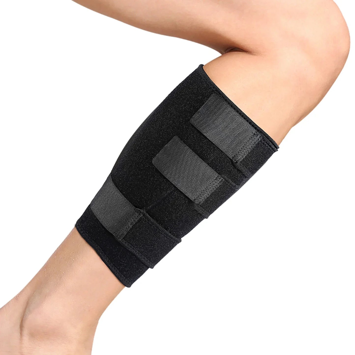 Adjustable Calf Compression Support Brace – Shin Splint Sleeve for Lower Leg Wrap & Muscle Recovery Support