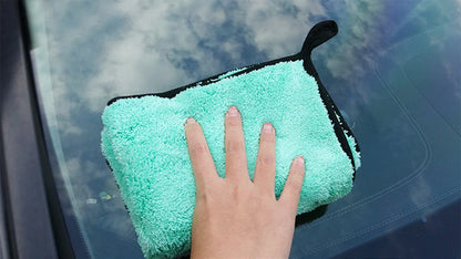 Portable 1200GSM Super Soft Microfiber Car Drying Towel – Ultra Absorbent Premium Wash Cloth