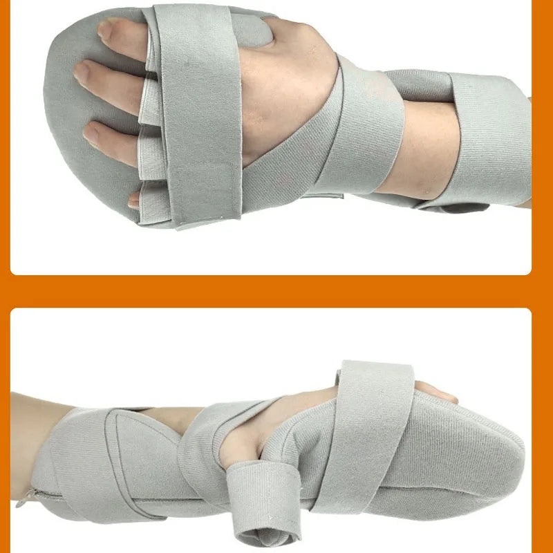 Adjustable Stroke Hand Brace — Finger and Wrist Support Splint for Night Use, Arthritis & Tendonitis Rehabilitation