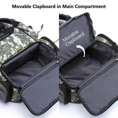 Bassdash Fishing Tackle Backpack – Lightweight Multifunctional Tactical Bag with Tackle Box