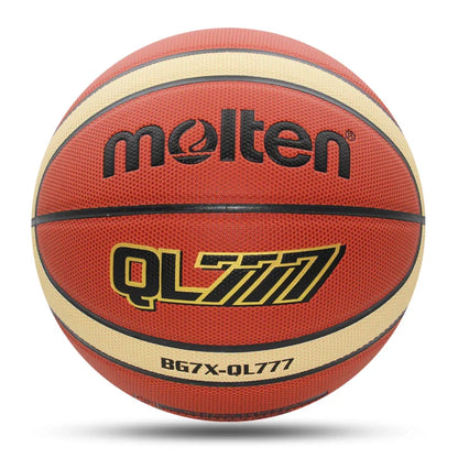 2025 Molten Basketball — Official Size 5/6/7 PU Indoor & Outdoor Ball for Men, Training, Match & Team Games