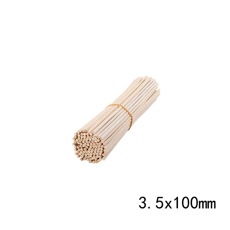 5-100PCS Reed Diffuser Replacement Sticks – 2-3.5mm Extra Thick Rattan for DIY Handmade Home Decor & Aromatherapy