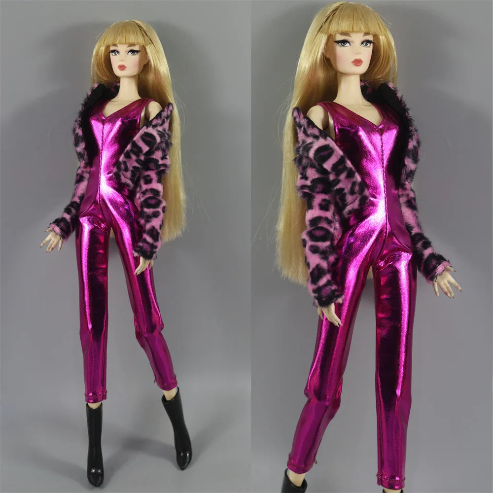 Handmade Jumpsuit Outfit for 11.5" (30cm) Dolls – BJD Clothes & Doll Accessories Gift