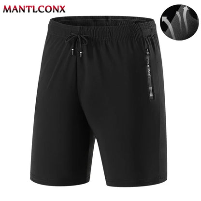 Men's Summer Sport Shorts – Cool Running, Gym & Fitness Training Shorts in Black and Gray