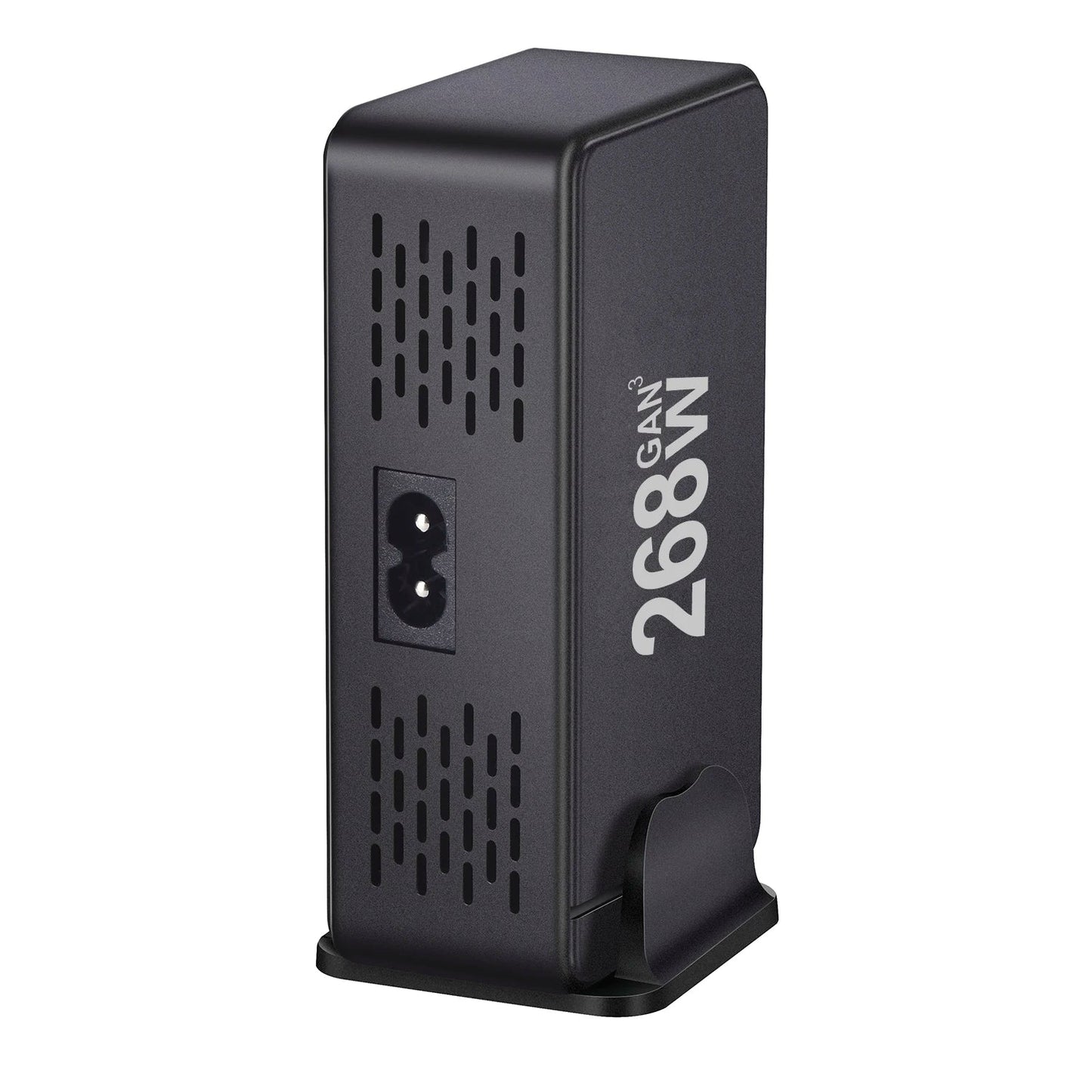 268W Desktop GaN Charger – 8-Port USB Type-C PD Fast Charger with Quick Charge 3.0 for Mobile Devices