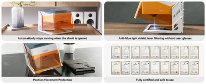 Wainlux K10 Mini Laser Engraver – 3000mW Bluetooth Upgrade for Woodworking, Engraving & Marking Machine
