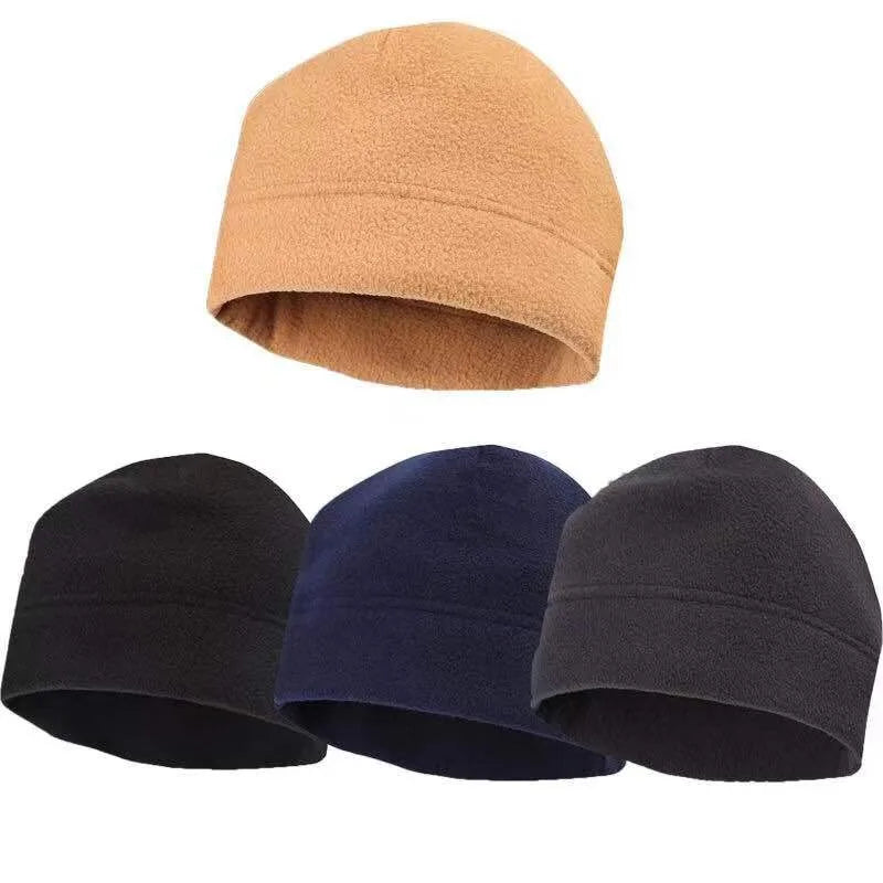 Tactical Fleece Hat & Scarf Set — Thermal Winter Balaclava Face Mask Neck Protector for Sports & Cycling