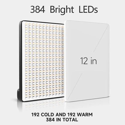 LED Photo Studio Video Fill Light Panel – 3000K-6500K Adjustable with Tripod Stand & Long Arm, EU Plug for Live Streaming